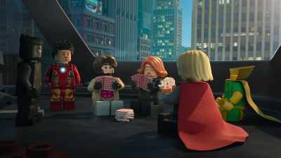 Yeah, we could be in here
for a while. [sighs] - LEGO Marvel Avengers: Mission Demolition
