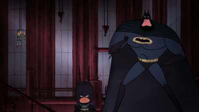 Yeah, crush their stupid faces. - Merry Little Batman
