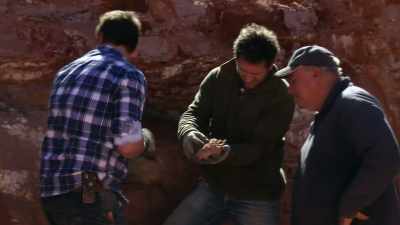 Yeah. Didn't come out the other side
though.(SIGHS) - Outback Opal Hunters