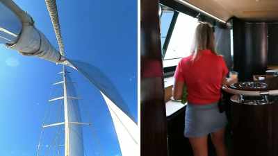 Yeah, do a hard turn to get us
through it as quick as possible. - Below Deck Sailing Yacht
