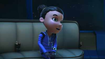Yeah, don't get all cared away
with this Galacto stuff - Ready, Jet, Go! Space Camp: The Movie