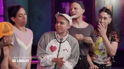 - Yeah, Erika, what was
that like waiting up there? - The Boulet Brothers' Dragula: Titans