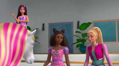 Yeah, finding her a real home
would be better. - Barbie: A Touch of Magic