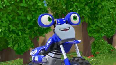 - Yeah! Four Wheelies
are better than, uh... - Ricky Zoom