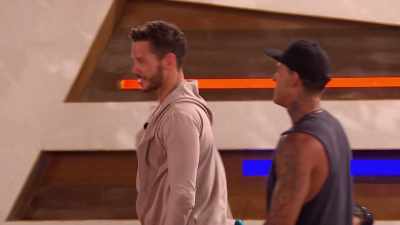 ‐Yeah, good.
‐Walk it out, boys.
Talk it out. - Love Island