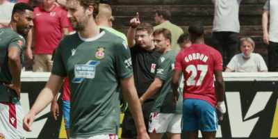 Yeah, he got a red card, - Welcome to Wrexham