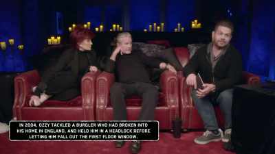 Yeah, they got robbed and
my dad woke up in the night - The Osbournes Want to Believe