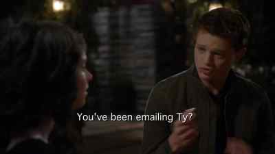 Yeah. He has access to
computers over there, - Switched at Birth