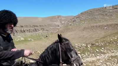 Yeah. He bought it from Karachay.
(LAUGHS) - From Russia to Iran: Crossing Wild Frontier