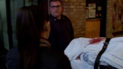 Yeah. He was, uh,
closing up for the day, - APB