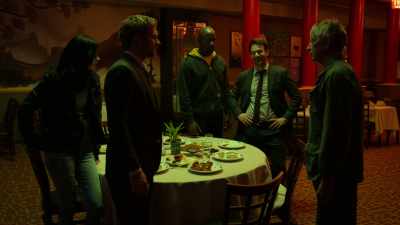 - Yeah, here it comes.
- Here what comes? - Marvel's The Defenders