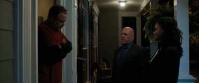 Yeah, he's out.
Dinner party. Why, what's up? - Death Wish