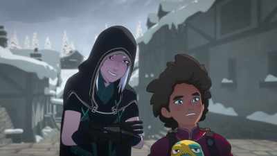 Yeah. His legs, too. - The Dragon Prince