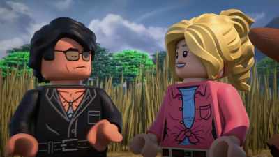 -Yeah, I brought gloves!
-Whoa! [gulping] - LEGO Jurassic Park: The Unofficial Retelling