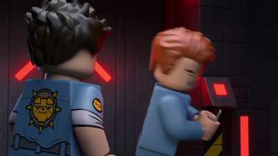 Yeah, I don't think
Mr. Ballinger would like this. - LEGO Marvel Avengers: Mission Demolition
