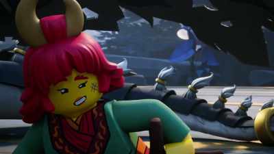 Yeah, so I fit in better
with you and Rontu - LEGO Ninjago: Dragons Rising