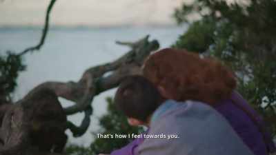 Yeah. I... I definitely feel that way
towards you as well. - Down for Love