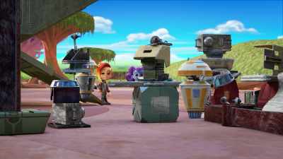 Yeah. I know it's hard, but we found
the kibbin when we worked together. - Star Wars: Young Jedi Adventures
