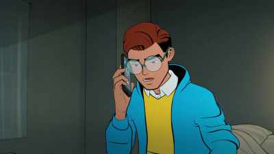 -Yeah, I--
-[♪ pensive music playing] - Your Friendly Neighborhood Spider-Man