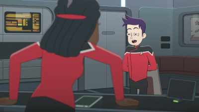 Yeah, I think so.
We spent the whole day - Star Trek: Lower Decks