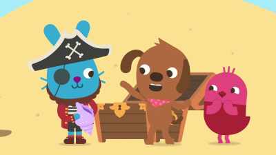Yeah. If you put it up to your ear,
you can hear the ocean. - Sago Mini Friends