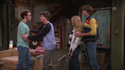 Yeah I'm trying to read Red's lips but I can't make it out - That '70s Show