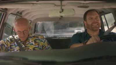- Yeah.
- ...is he goes back in time - Expedition: Back To The Future