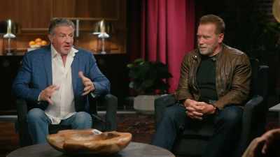- Yeah, it was like that.
- Duke and Fluffy?
Who was Fluffy? - Arnold & Sly: Rivals, Friends, Icons