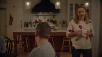 Yeah, it was very strange Amy
standing there with a knife. - Aurora Teagarden Mysteries: Reunited and It Feels So Deadly