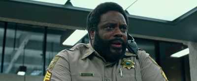 Yeah, it's a slow night,
bring him down. - Copshop