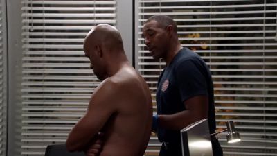 Yeah, it's just
some minor abrasions here. - Station 19