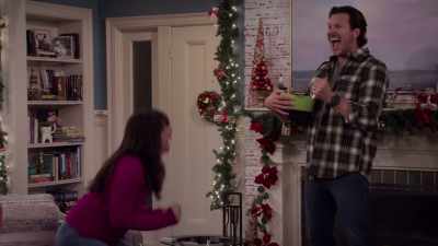 -Yeah!
-[Joy cheers] - Merry Happy Whatever