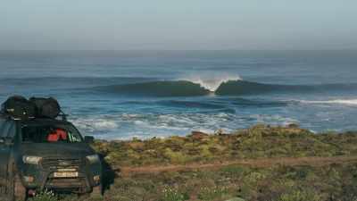 Yeah, we just rocked up - Edge of the Earth