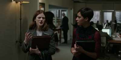 Yeah. Just weird conversation in
the elevator. What do you need? - The Good Fight