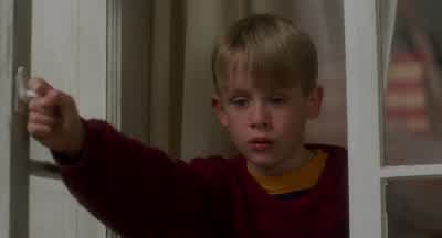 Yeah kids are scared of the darkYou're afraid of the dark too You know you are - Home Alone