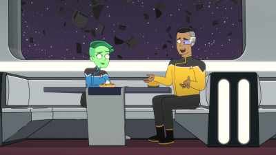 Yeah, you know, it's not just
for hanging with Sherlock Holmes - Star Trek: Lower Decks