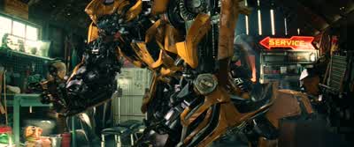 Yeah you know you're in trouble He still having voice problemsHe's playing it up - Transformers: Revenge of the Fallen