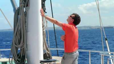Yeah, let'’s drop 
the main and mizzen. - Below Deck Sailing Yacht