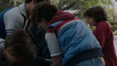Yeah, lift him up.
{overlapping chatter] - Don't Worry, He Won't Get Far on Foot
