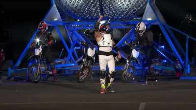 - Yeah!
- * Light 'em up, up, up * - America's Got Talent: Extreme
