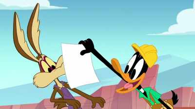 Yeah! Like a statue of you
with a big brain! - Bugs Bunny Builders