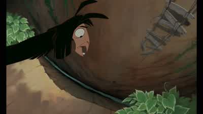 Yeah Look at me and my bad selfI snatched you right out of the airI'm a crumbly canyon wall and I'm taking you with meWell not today palYou just saved my life - The Emperor's New Groove