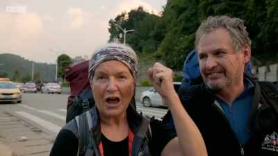 Yeah, we made it! - Race Across the World