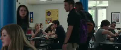 Yeah, Matt and I, last cup, boom, hit it. - The DUFF