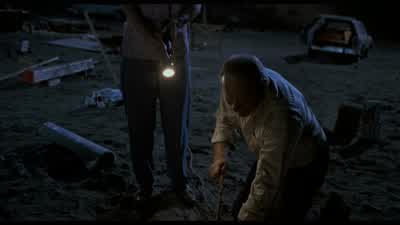 Yeah, maybe the ground caved in. - Tremors