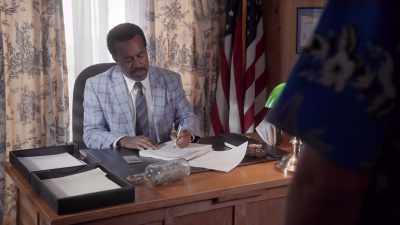 -Yeah, Mr. Urlacher was just in here - Rob Riggle's Ski Master Academy