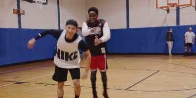 Yeah! My man got up, didn't he?
He got up, didn't he? - Chang Can Dunk