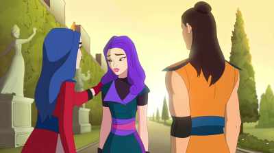 Yeah. No, I just, um
I really wish Carlos was here. - Descendants: The Royal Wedding