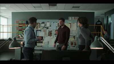 Yeah, but no sign
of the murder weapon, though. - The Long Call