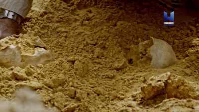 - Yeah.
- ...of the pyramid - Ancient Apocalypse